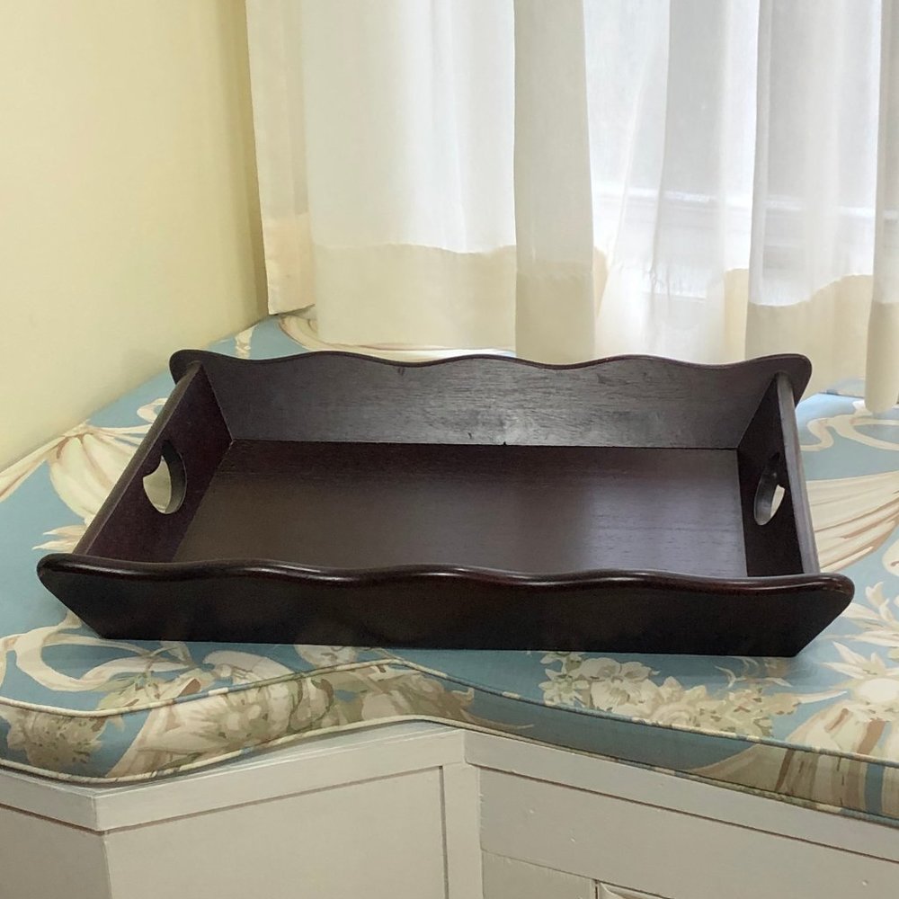 Breakfast-In-Bed Wooden Serving Tray (Large)